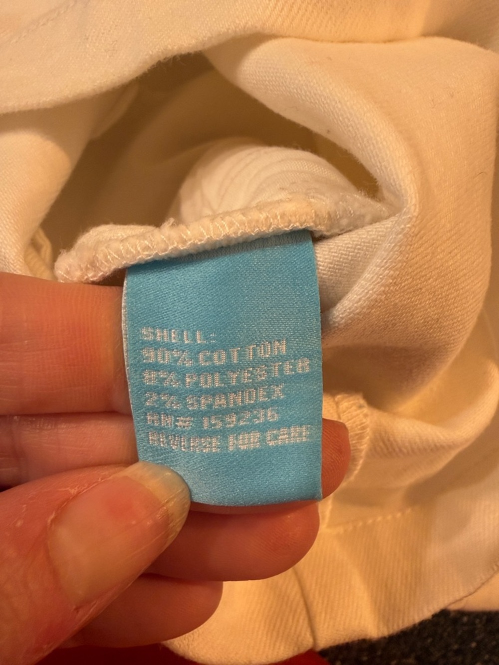 Women’s J. McLaughlin White High Waisted Button-Front Shorts - size 8 - Picture 6 of 6